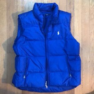 Ralph Lauren blue puffy vest